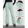 imagebaleaf Womens Snow Pants Insulated Waterproof Slim Ski Pants Snowboard Winter Cold Weather GearLight Green