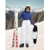 imagebaleaf Womens Snow Pants Insulated Waterproof Slim Ski Pants Snowboard Winter Cold Weather GearWhite