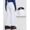 imagebaleaf Womens Snow Pants Insulated Waterproof Slim Ski Pants Snowboard Winter Cold Weather GearWhite