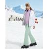 imagebaleaf Womens Fleece Full Zip Up Jacket Fuzzy Lightweight Warm Middle Layer Ski Jacket Winter CoatLight Purple