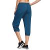 imagebaleaf Womens Lightweight Capri Jogger Hiking Shorts Running Capri Pants Quick Dry UPF 50 Zipper PocketsBlue