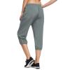 imagebaleaf Womens Lightweight Capri Jogger Hiking Shorts Running Capri Pants Quick Dry UPF 50 Zipper PocketsLight Grey