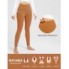 imagebaleaf Womens Fleece Lined Leggings Thermal Warm Winter Tights High Waisted Yoga Pants Cold Weather with PocketsCaramel