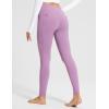 imagebaleaf Womens Fleece Lined Leggings Thermal Warm Winter Tights High Waisted Yoga Pants Cold Weather with PocketsGrape