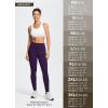 imagebaleaf Womens Fleece Lined Leggings Water Resistant Thermal Winter Warm Tights High Waisted with Pockets Running GearDark Purpleone Pocket27
