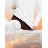 imagebaleaf Womens Thermal Tops Long Sleeve Fleece Running Shirts Thumbhole Cold Weather Winter Gear Workout Base LayerWhite