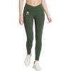 imagebaleaf Womens Fleece Lined Leggings with Zipper Pockets Thermal Water Resistant Winter Hiking Pants High WaistedDark Army Green