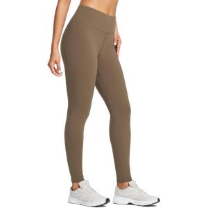imagebaleaf Womens Fleece Lined Leggings Water Resistant Thermal Winter Warm Tights High Waisted with Pockets Running GearBrownone Pocket27