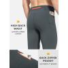 imagebaleaf Mens Winter Running Tights Thermal Cycling Pants Water Resistant Fleece Leggings Zipper Pockets Cold Weather GearDark Grey