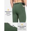 imagebaleaf Mens Winter Running Tights Thermal Cycling Pants Water Resistant Fleece Leggings Zipper Pockets Cold Weather GearGreen