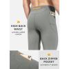 imagebaleaf Mens Winter Running Tights Thermal Cycling Pants Water Resistant Fleece Leggings Zipper Pockets Cold Weather GearGrey