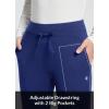 imagebaleaf Womens Fleece Lined Pants WaterResistant Sweatpants Winter Thermal Ski Hiking Running JoggersNavy Blue
