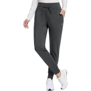 imagebaleaf Womens Fleece Lined Pants WaterResistant Sweatpants Winter Thermal Ski Hiking Running JoggersDark Gray