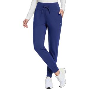 imagebaleaf Womens Fleece Lined Pants WaterResistant Sweatpants Winter Thermal Ski Hiking Running JoggersNavy Blue
