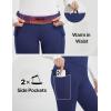 imagebaleaf Womens Thick Fleece Lined Leggings Winter Warm Thermal High Waisted Tummy Control Snow Ski PantsNavy Blue