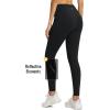 imagebaleaf Fleece Lined Leggings Women Waterproof Thermal Pants Winter Workout Running Tights with Pockets Cold Weather GearBlack