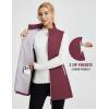 imagebaleaf Running Vest for Women Long Puffer Fall Coat Sleeveless Jacket Outerwear Winter Warm Fleece Hybrid LightweightWine Red
