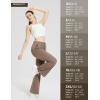imagebaleaf Womens Fleece Lined Flare Sweatpants with Pockets Ladies Sweat Pants Drawstring Bootcut Bell Bottom DanceTan