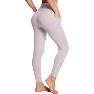 imagebaleaf Womens Leggings with Pockets Black Tummy Control Workout High Waisted Athletic 78 Ultra Soft Gym Yoga Ankle PantsLight Purple