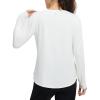 imagebaleaf Womens Long Sleeve Running Shirts Lightweight Stretchy Workout Athletic Yoga Tops with Curved Hem Thumb LoopWhite