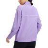 imagebaleaf Womens Fleece Golf Pullover Half Zip Running Jacket Thermal Shirts Winter Cold Weather Gear Water ResistantLight Purple
