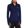 imagebaleaf Womens Fleece Running Jacket HalfZip Cold Weather Gear Thermal Shirts Tops Athletic Pullover Workout WinterBlue