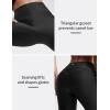 imagebaleaf Womens 18quot High Waisted Swim Pants Long Swim Capris UPF50 Swimsuit with Liner and PocketsBlack