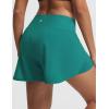 imagebaleaf Womens 5quot Swim Shorts High Waisted 2 in 1 Board Shorts Quick Dry Swimming Bottom with Pockets UPF 50Green