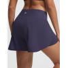 imagebaleaf Womens 5quot Swim Shorts High Waisted 2 in 1 Board Shorts Quick Dry Swimming Bottom with Pockets UPF 50Navy Blue