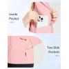 imagebaleaf Womens UPF 50 Sun Protection Shirts UV Jackets Cooling Hoodie Long Sleeve Summer Clothing for Running HikingSpring Pink