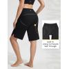 imageBALEAF Womens 11 Long Swim Board Shorts High Waisted Knee Length Swimming Bottoms Quick Dry Swimsuits with Pockets LinerBlack