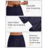 imageBALEAF Womens 3 Swim Board Shorts High Waisted Bathing Suit Bottoms for Swimming with Liner Pockets UPF 50Navy Blue