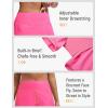 imageBALEAF Womens 3 Swim Board Shorts High Waisted Bathing Suit Bottoms for Swimming with Liner Pockets UPF 50Pink