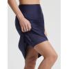 imageBaleaf 23 Womens Swim Skort High Waisted Knee Length Long Swim Skirt Bathing Suit Swimsuit Bottoms BeachNavy Blue