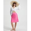 imageBaleaf 23 Womens Swim Skort High Waisted Knee Length Long Swim Skirt Bathing Suit Swimsuit Bottoms BeachPink