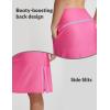imageBaleaf 23 Womens Swim Skort High Waisted Knee Length Long Swim Skirt Bathing Suit Swimsuit Bottoms BeachPink