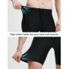 imagebaleaf Mens 75 Swim Trunks Water Resistant Swimming Jammers Quick Dry Athletic Swimsuit Competition Swimwear ShortsBlack