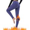 imagebaleaf Winter Clothing Women Leggings Fleece Lined Tights Thermal Warm Thick Cold Weather Gear 1 PocketsClassic Navy