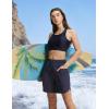 imagebaleaf Womens 7 Long Board Shorts High Waisted Swim Shorts Modest Swimsuits with Pockets Quick Dry UPF50Navy Blue