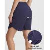 imagebaleaf Womens 7 Long Board Shorts High Waisted Swim Shorts Modest Swimsuits with Pockets Quick Dry UPF50Navy Blue
