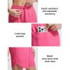 imagebaleaf Womens 7 Long Board Shorts High Waisted Swim Shorts Modest Swimsuits with Pockets Quick Dry UPF50Pink