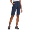 imagebaleaf Womens Bermuda Knee Length Long Shorts for Summer Hiking Golf Camping Stretch Lightweight Nylon Quick DryBlue