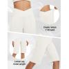 imagebaleaf Womens Bermuda Long Shorts 14 Knee Length Capris High Waisted Athletic Shorts with Pockets Summer Stretch LooseWhite