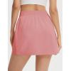 imagebaleaf Womens Hiking Cargo Skort High Waisted Golf Travel Athletic Skirts with Pocket Water Resistant Sport SkortsLight Pink