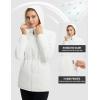 imagebaleaf Womens Winter Coat Long Puffer Jacket Quilted Jackets with Hood Warm Running Insulated Hiking SnowStar White