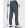 imagebaleaf Mens 30 Fleece Lined Golf Pants Warm Winter Stretchy Casual Business Travel 3 PocketsDark Gray