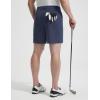 imagebaleaf Mens Classic Fit Golf Shorts 7 Inch with 5 Pockets Stretch Lightweight Work Casual Athletic Short Zipper Fly FrontNavy Blue