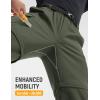 imagebaleaf Mens Convertible Hiking Pants Ripstop Lightweight Quick Dry Water Resistant Cargo Pants Zip Off Fishing OutdoorArmy Green