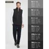 imagebaleaf Mens Fleece Lined Puffer Vest Lightweight Warm Sleeveless Jacket with Full Zip Winter Vest for Golf RunningBlack