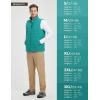 imagebaleaf Mens Fleece Lined Puffer Vest Lightweight Warm Sleeveless Jacket with Full Zip Winter Vest for Golf RunningGreen